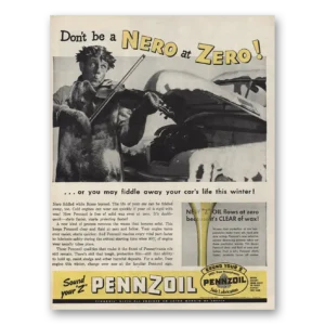1946 Pennzoil Print Ad | Nero Zero