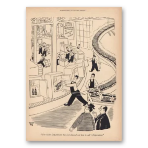 1946 Pepsi Print Ad | Sell Refrigerators