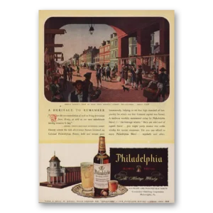 1946 Philadelphia Blended Whisky Print Ad | Public Market