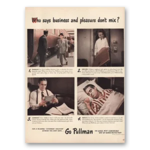 1946 Pullman Print Ad | Business Pleasure