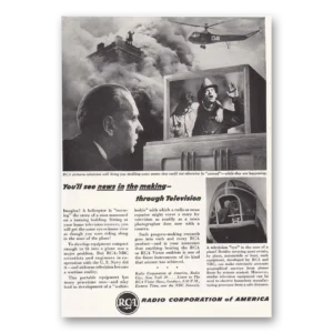 1946 RCA Airborne Television Print Ad | News Making