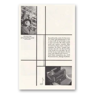 1946 Scott Radio Print Ad | Walter Dorwin Teague