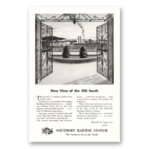 1946 Southern Railway Print Ad | Old South
