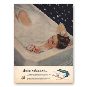1946 Swan Soap Print Ad | Enchantment