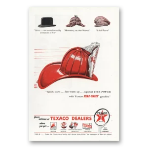 1946 Texaco Dealers Print Ad | Elementary