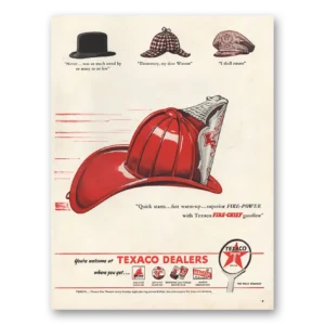 1946 Texaco Dealers Print Ad | My Dear Watson