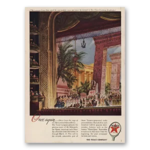 1946 Texaco Print Ad | Metropolitan Opera