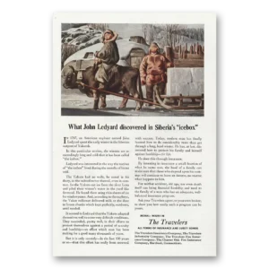 1946 Travelers Insurance Print Ad | John Ledyard