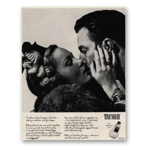 1946 Trushay Lotion Print Ad | Sometimes Love