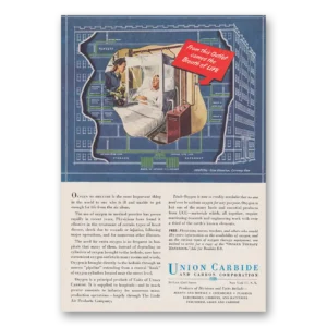 1946 Union Carbide Print Ad | From This Outlet