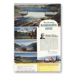 1946 Washington Print Ad | Grand Coulee Dam