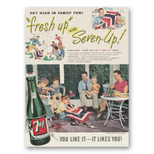 1947 7Up Print Ad | Sky High