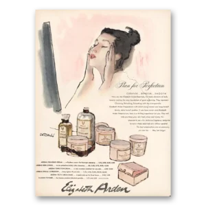 1947 Elizabeth Arden Print Ad | Plan For Perfection