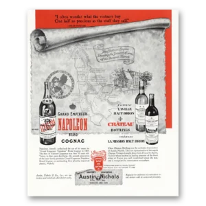 1947 Austin Nichols Print Ad | Grand Empereur