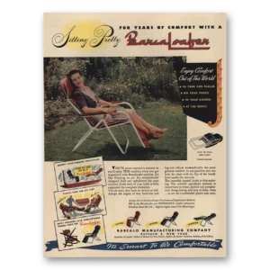 1947 BarcaLoafer Chair Print Ad | Sitting Pretty