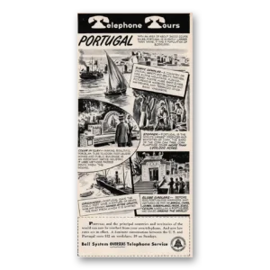 1947 Bell Telephone Print Ad | Portugal