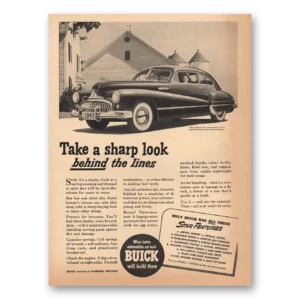 1947 Buick Print Ad | Sharp Look