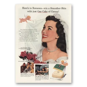 1947 Camay Soap Print Ad | One Cake Bride
