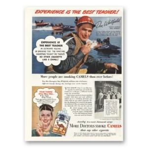1947 Camel Cigarettes Print Ad | Don Whitfield