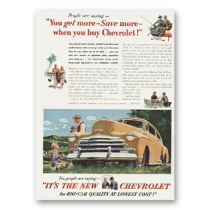 1947 Chevrolet Print Ad | You Get More
