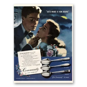 1947 Community Silverplate Print Ad | Lets Make It