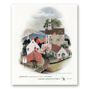 1947 Container Corporation of America Print Ad | Connecticut