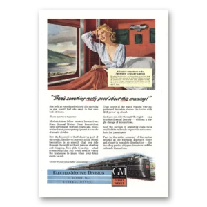 1947 GM Electro Motive Print Ad | Really Good