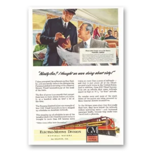 1947 GM Electro Motive Print Ad | Ninety Five