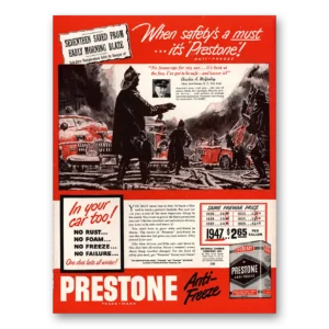 1947 Eveready Prestone Print Ad | Morning Blaze