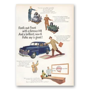 1947 Ford Print Ad | Brilliant