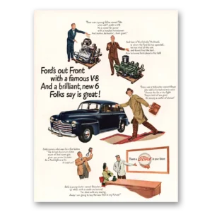 1947 Ford Print Ad | Folks Say Great