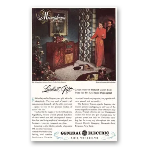 1947 General Electric Radio Print Ad | Musaphonic