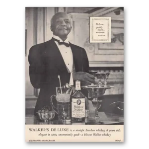 1947 Hiram Walker Print Ad | Elegant