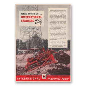 1947 International Harvester Industrial Print Ad | Crawlers