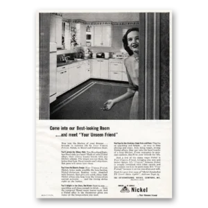 1947 International Nickel INCO Print Ad | Best Looking Room