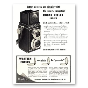 1947 Kodak Reflex Camera Print Ad | Better Pictures