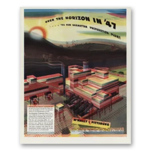 1947 McNally Pittsburg Print Ad | Over Horizon
