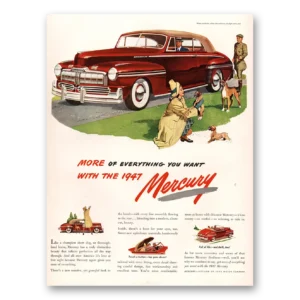 1947 Mercury Print Ad | Show Dog
