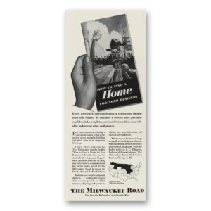 1947 Milwaukee Road Print Ad | Your Business