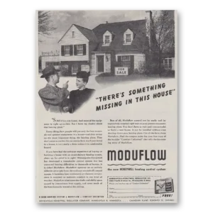 1947 Moduflow Print Ad | Something Missing