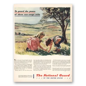 1947 National Guard Print Ad | Sun Swept Hills