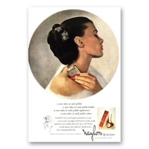 1947 La Cross Nail Care Print Ad | Naylon