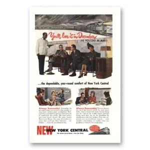 1947 New York Central Print Ad | Love It