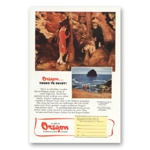 1947 Oregon Print Ad | Marble Halls