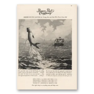 1947 Rogers Peet Print Ad | Gulf Stream
