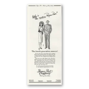 1947 Rogers Peet Print Ad | Fourth Generation