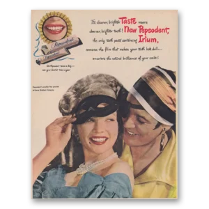 1947 Pepsodent Print Ad | Cleaner Brighter