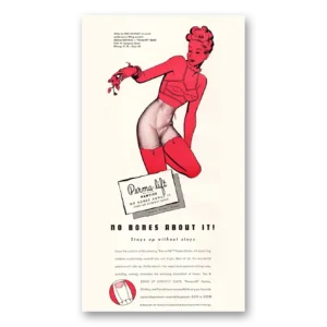 1947 Perma Lift Panties Print Ad | No Bones