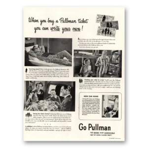 1947 Pullman Print Ad | Ticket