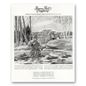 1947 Rogers Peet Print Ad | Wily Trout